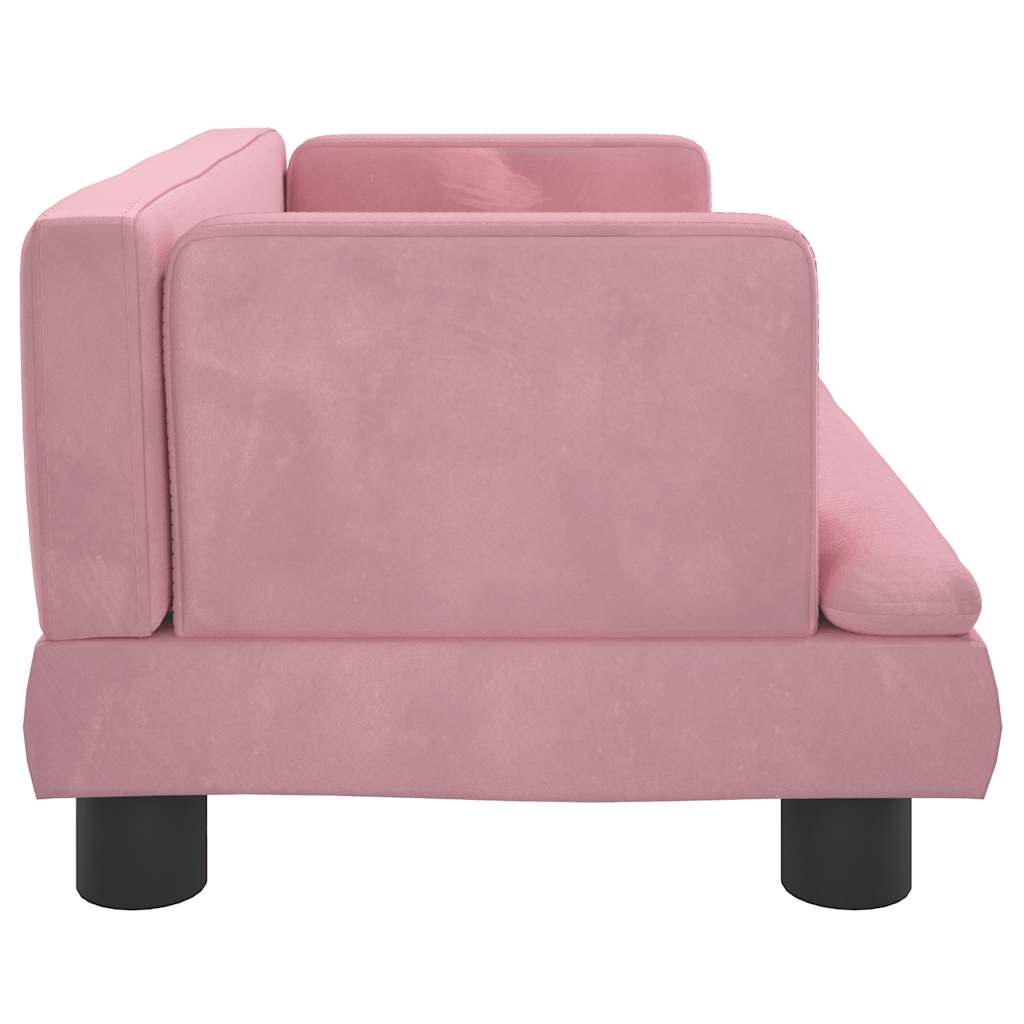 Hundebett Blau 80x45x30 cm Samt