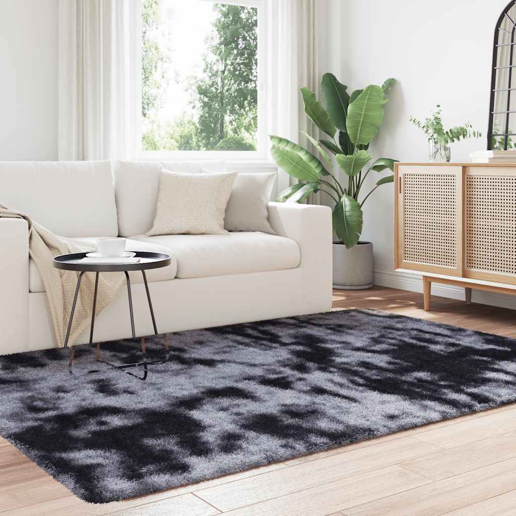 Teppich Shaggy Hochflor NAVARRA Beige 60x100 cm Polyester