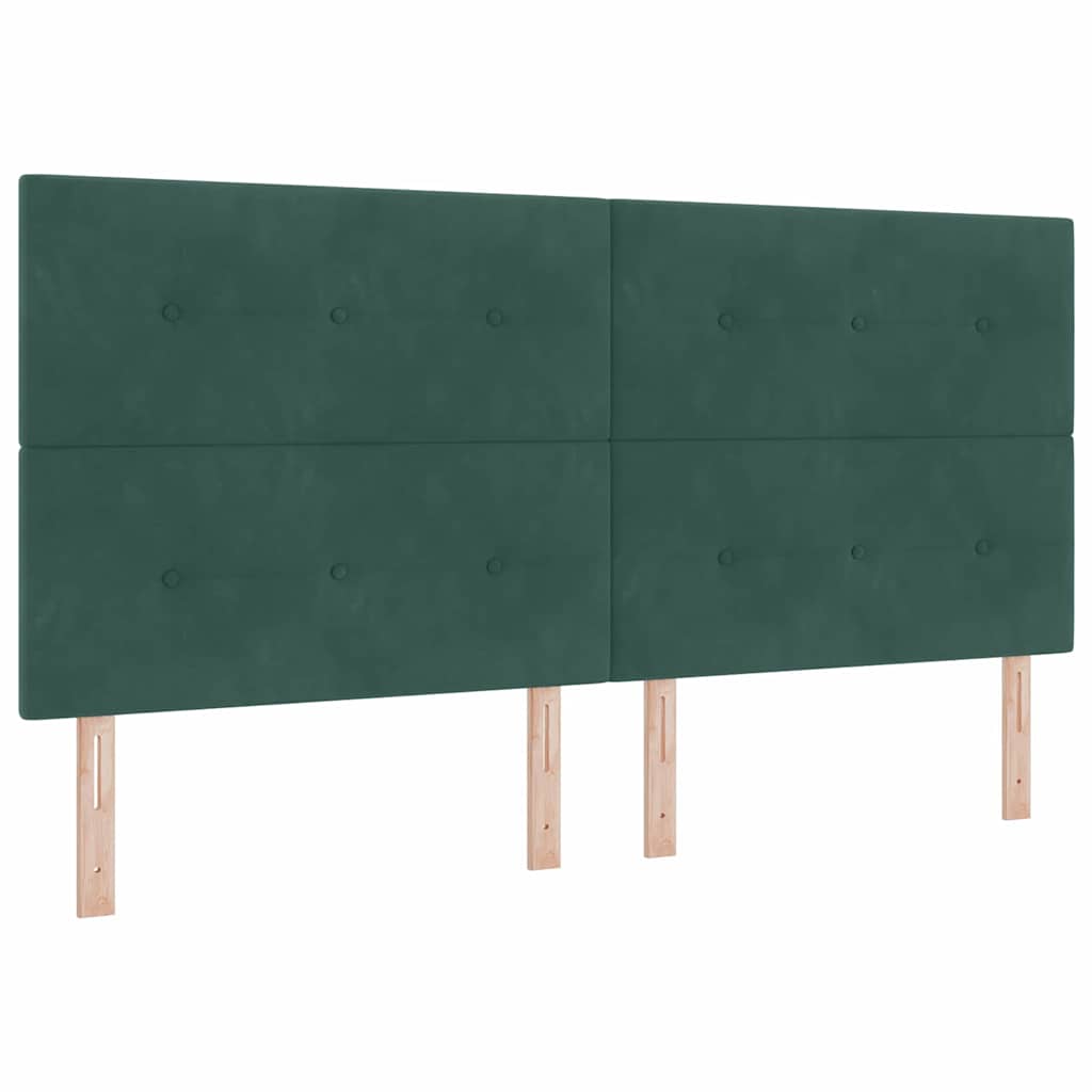 Kopfteil Hellgrau 80 cm Samt