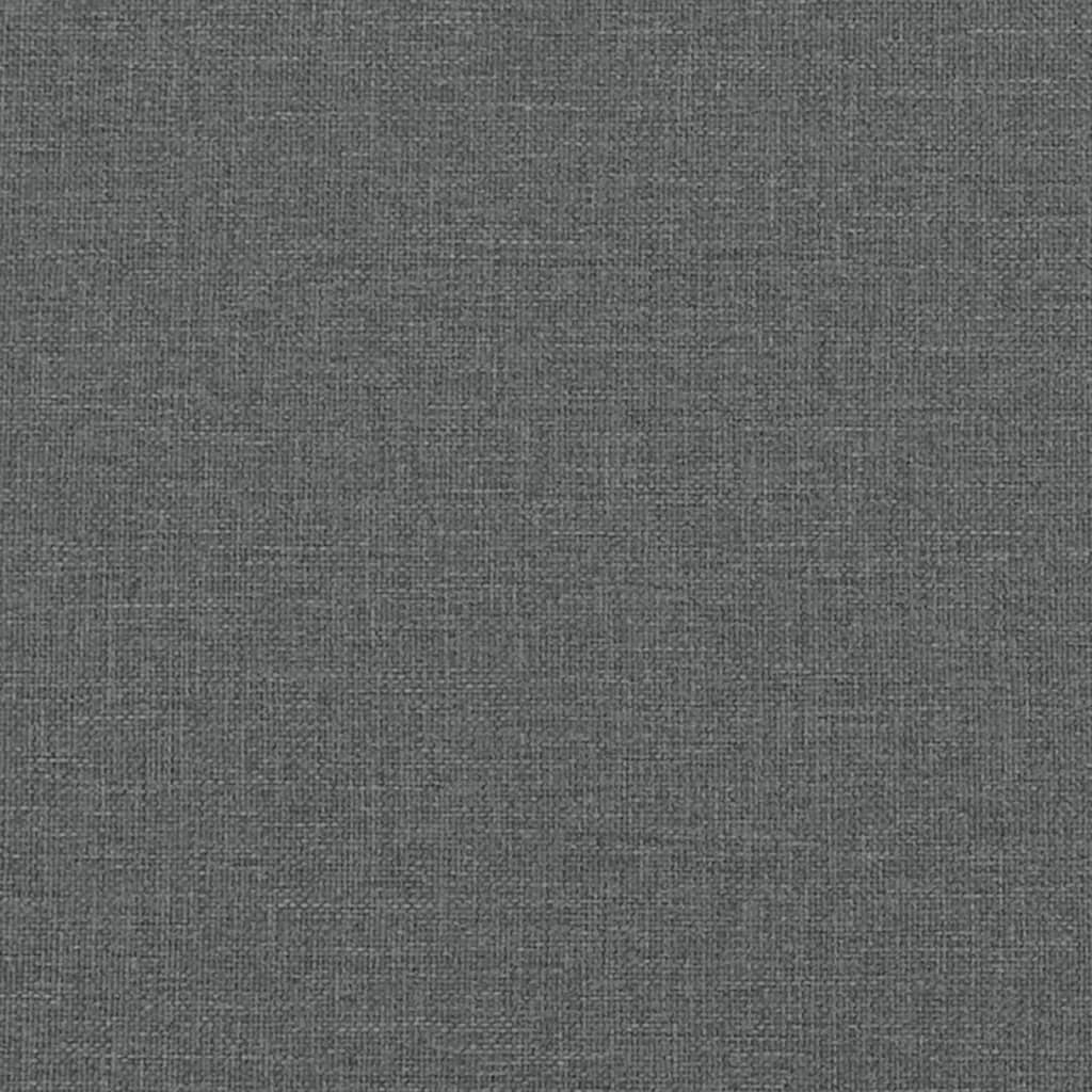 3-Sitzer-Sofa mit Hocker Taupe 180 cm Stoff