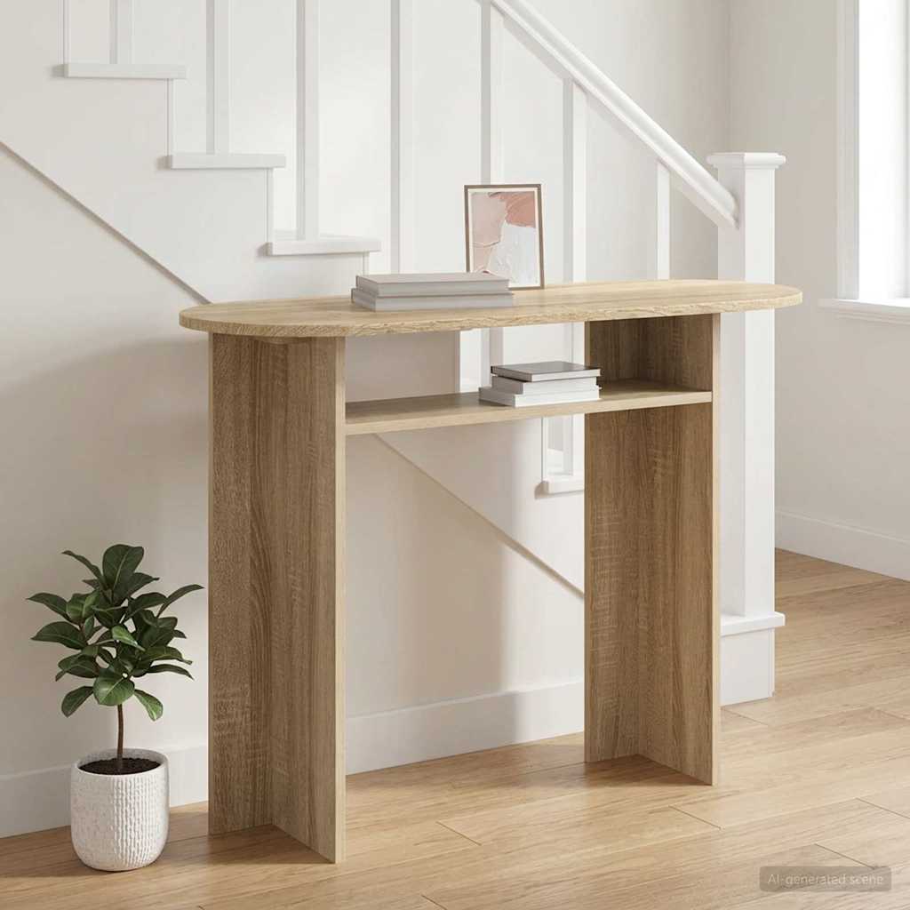 Konsolentisch Weiß 100 x 39,5 x 75 cm Holzwerkstoff