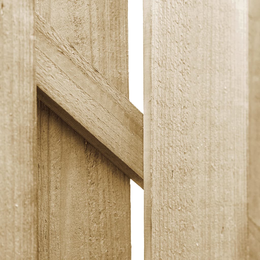 Gartentor Imprägniertes Kiefernholz 100x75 cm