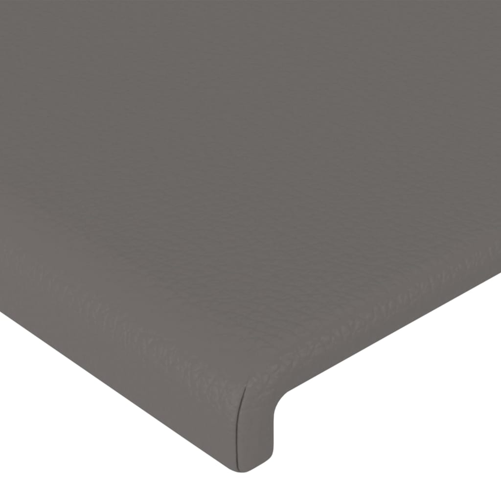 Kopfteil mit Ohren Creme 83x16x78/88 cm Kunstleder