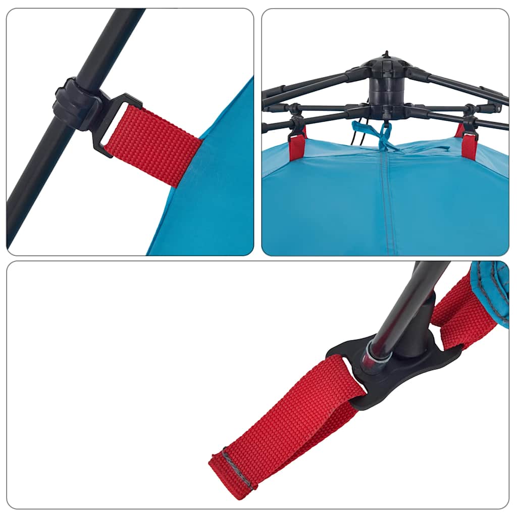 Kuppel-Campingzelt 4 Personen Grün Quick Release