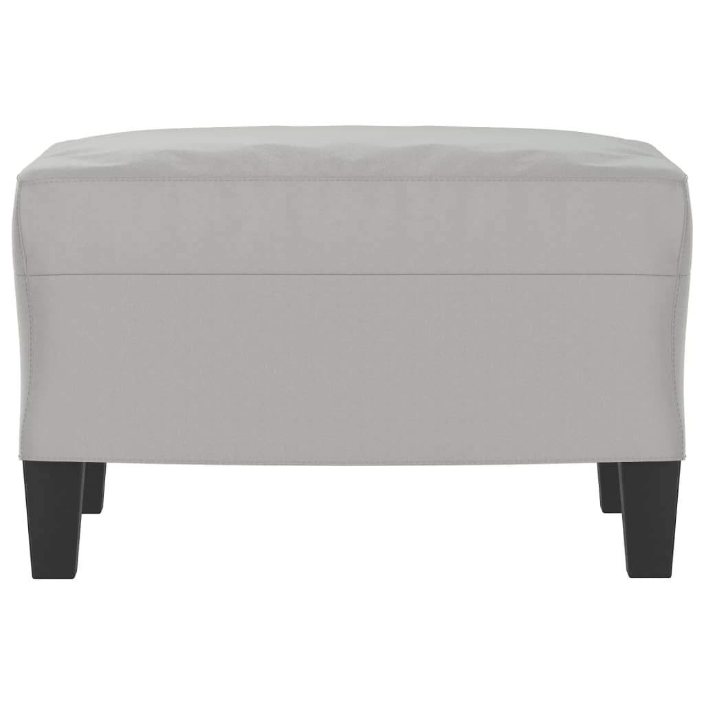 Fußhocker Taupe 60x50x41 cm Mikrofasergewebe