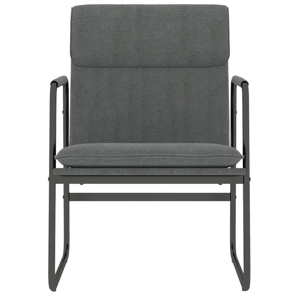 Loungesessel Hellgrau 55x64x80 cm Stoff
