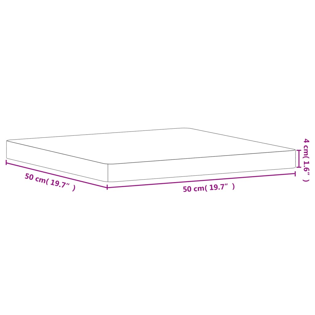 Tischplatte Ø30x1,5 cm Rund Massivholz Buche