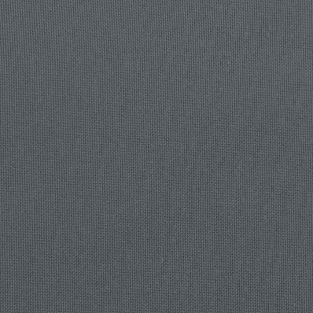 Palettenkissen Anthrazit 200 x 40 x 8 cm Oxford-Stoff