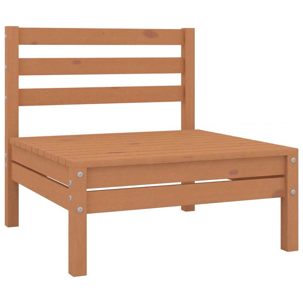 10-tlg. Garten-Lounge-Set Massivholz Kiefer