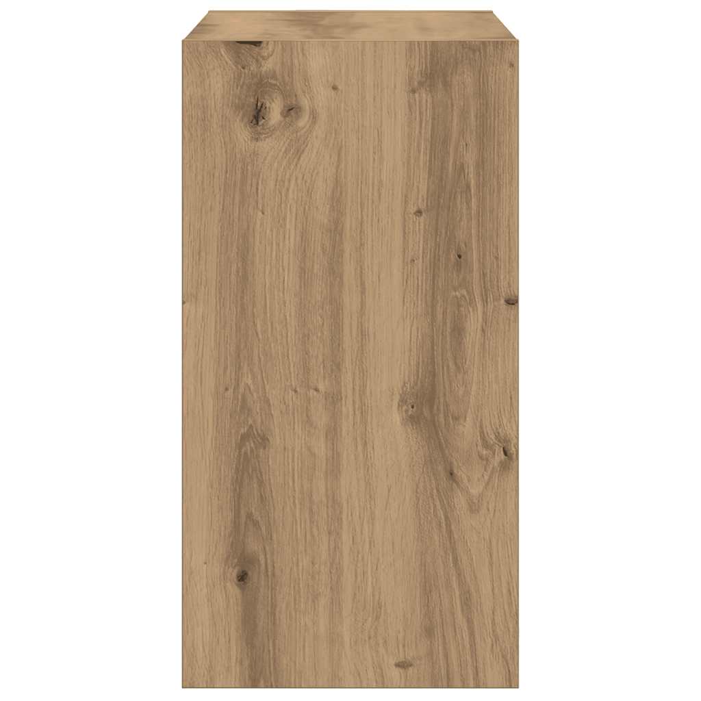 Beistelltisch Weiß 50x26x50 cm Holzwerkstoff