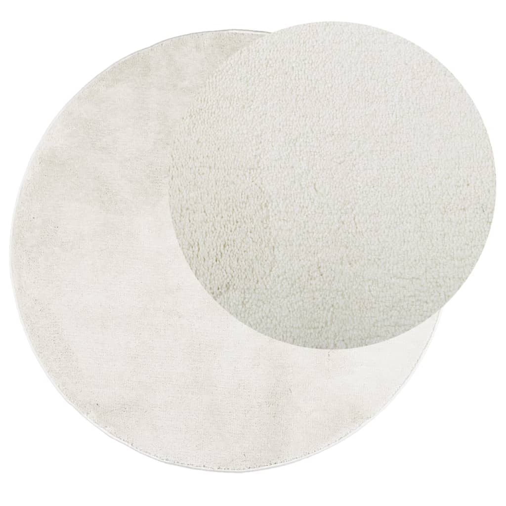 Teppich OVIEDO Kurzflor Anthrazit 120x120 cm