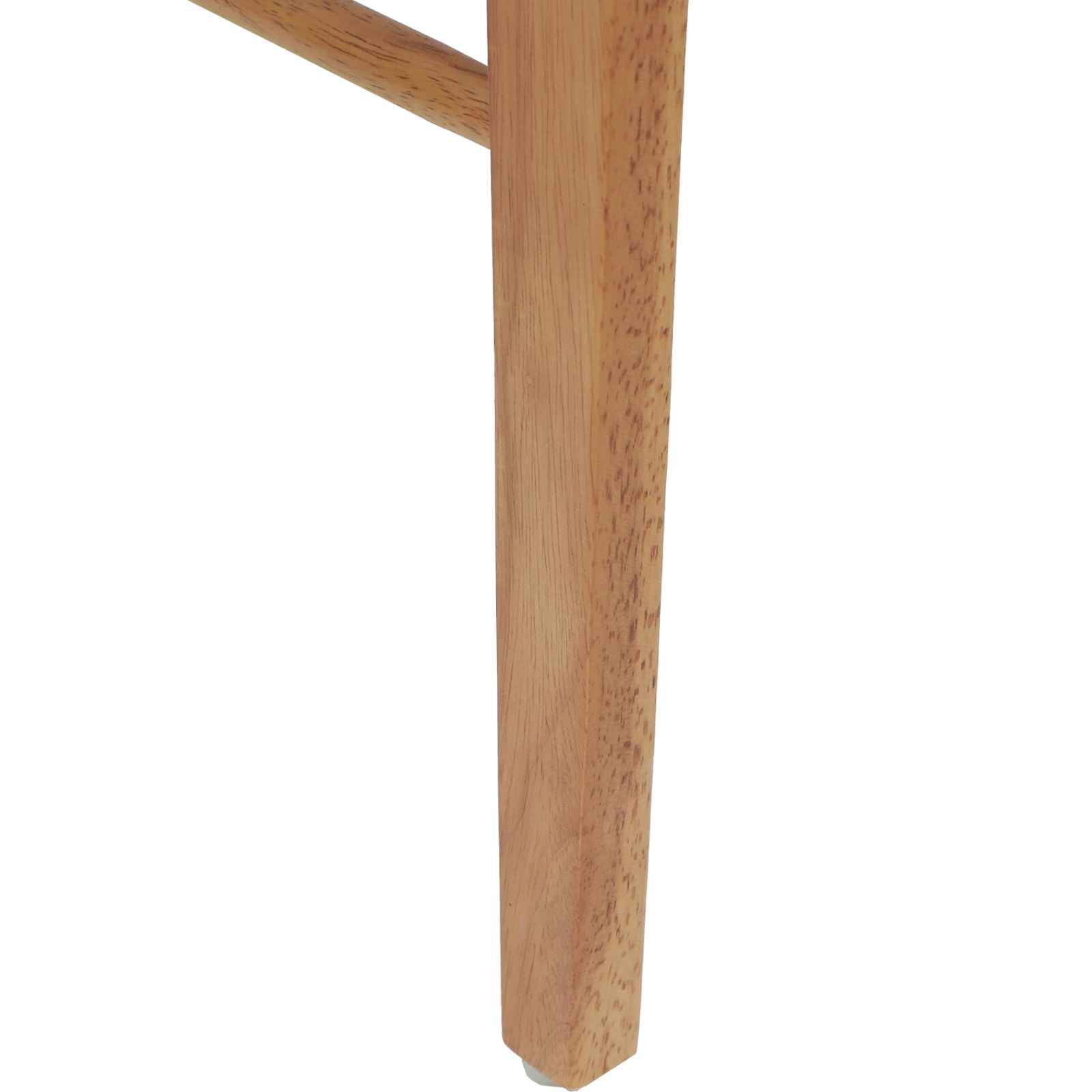 Esszimmerstuhl 2 pcs Dunkelbraun, Hell Massives Gummiholz