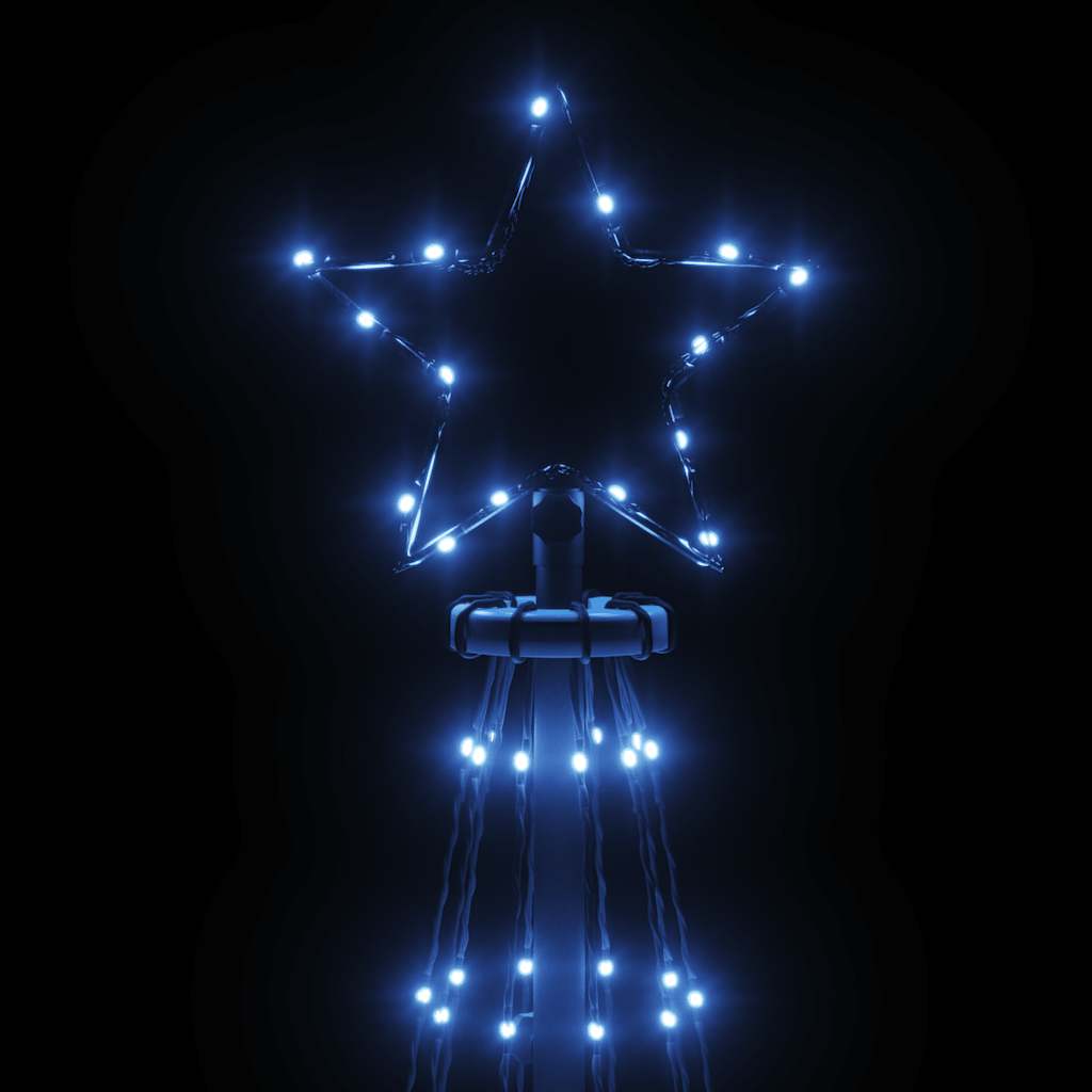 LED-Weihnachtsbaum Kegelform Warmweiß 108 LEDs 70x180 cm