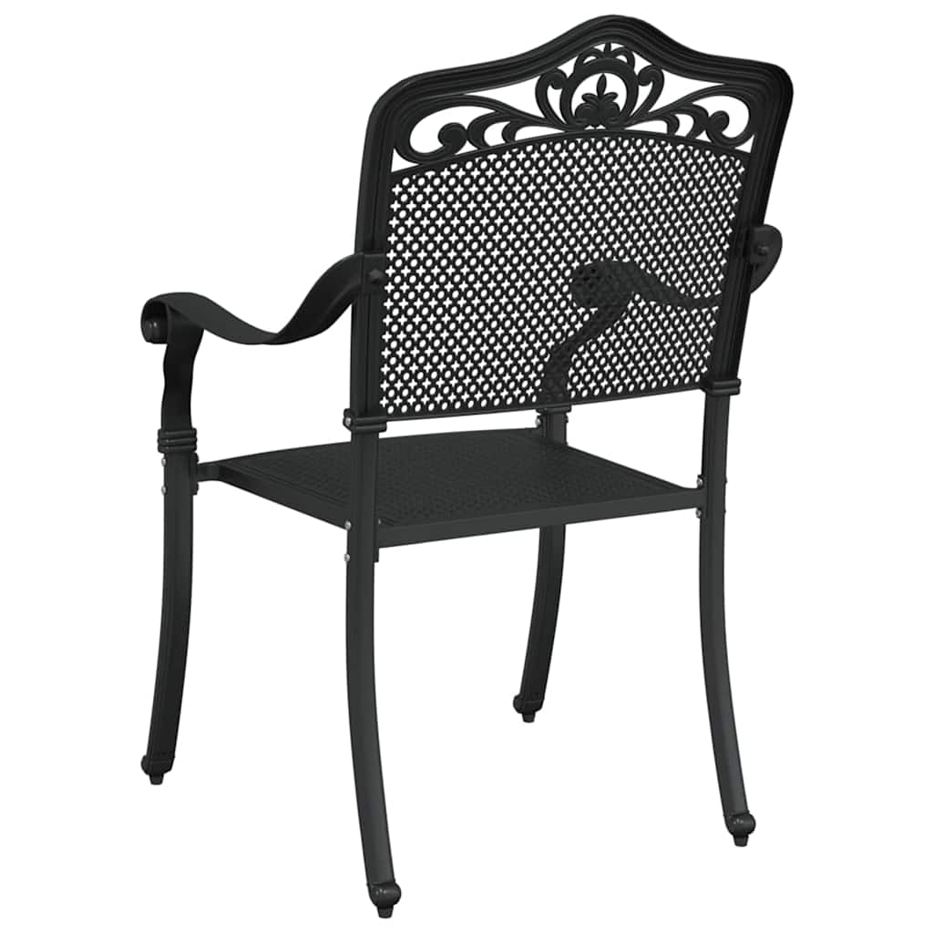 Gartenstuhl 2 pcs Bronze 55 x 55 x 92,5cm Aluminium