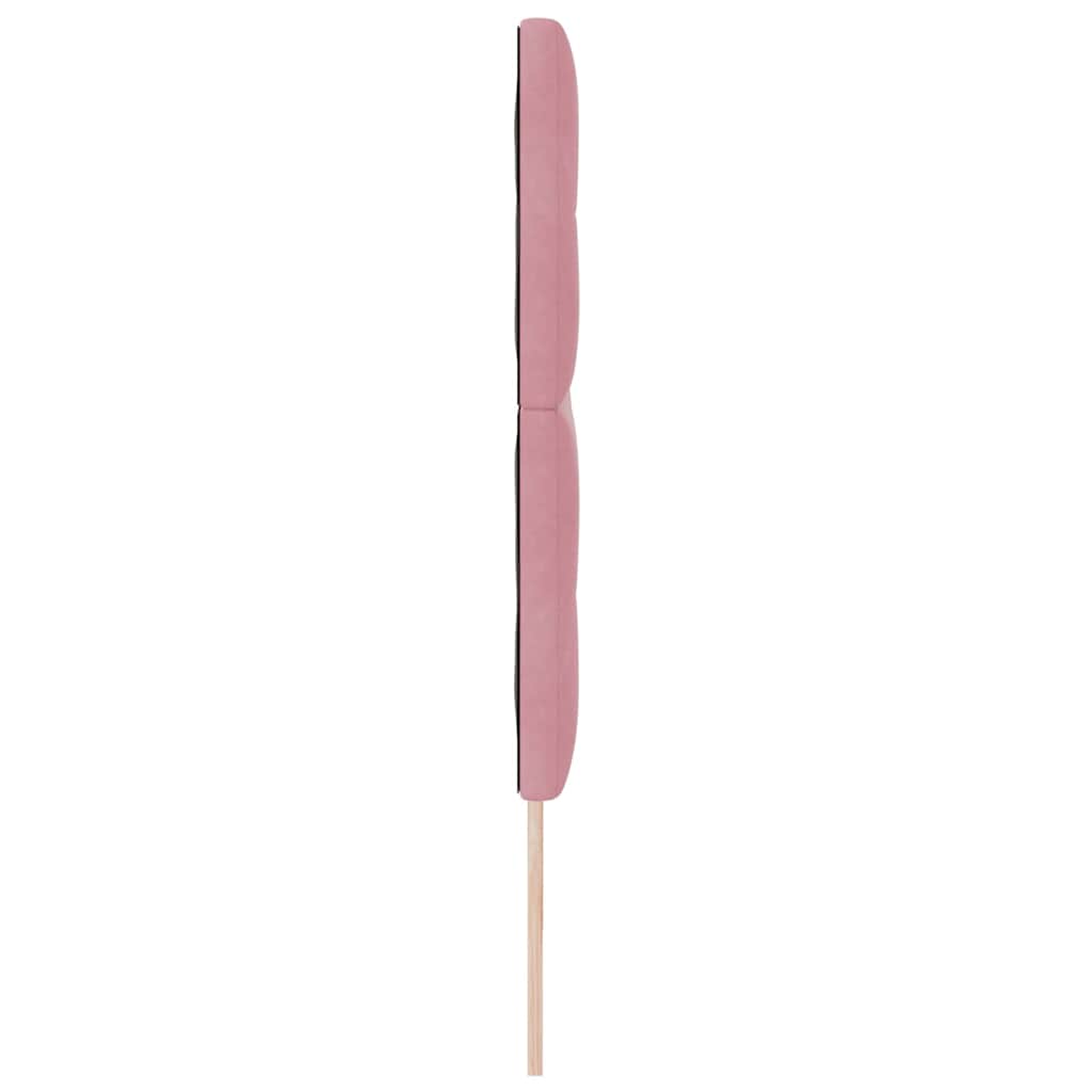 Kopfteil Hellgrau 80 cm Samt