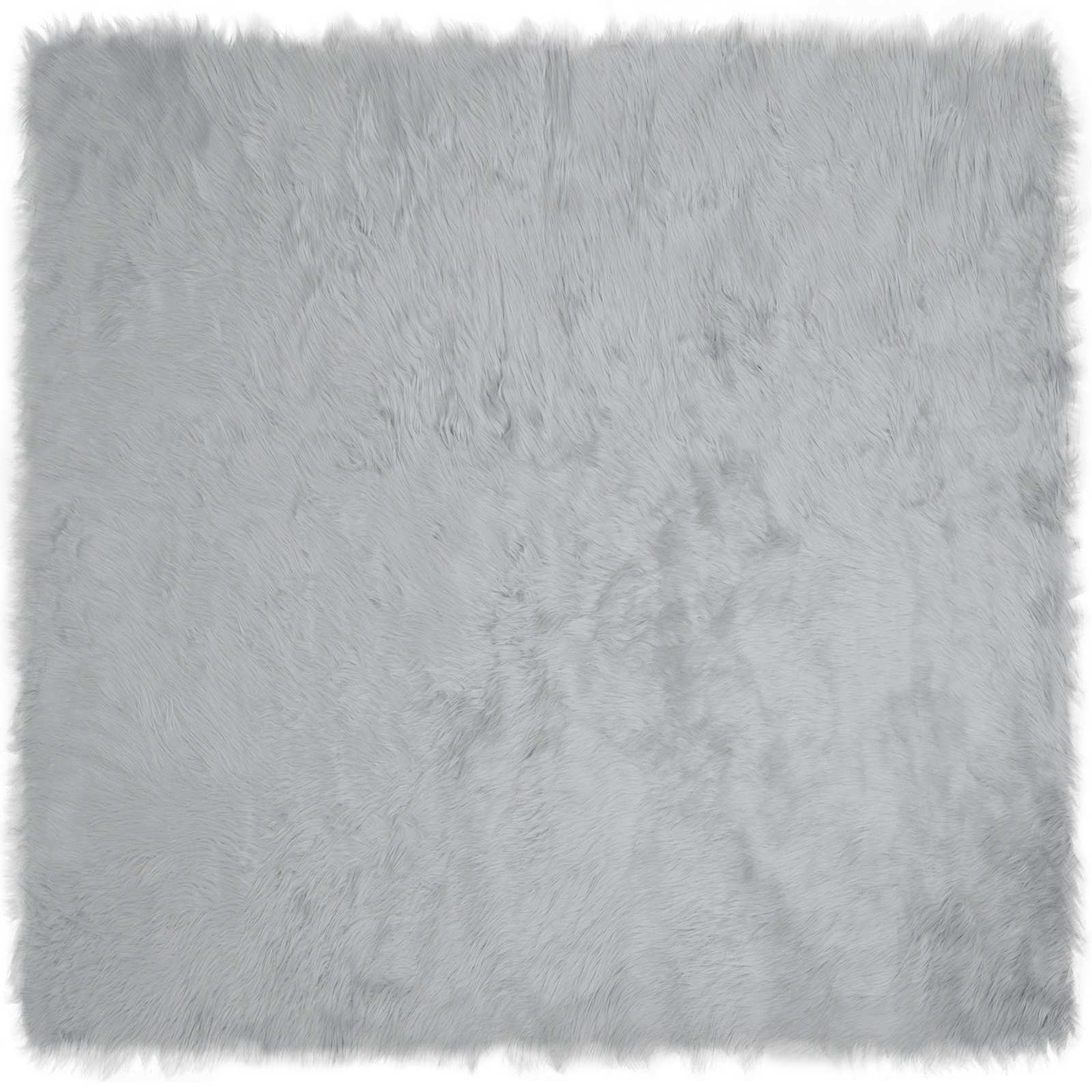 Teppich aus Kunstschaffell TAFALLA Weiß 60 x 110 cm Polyester