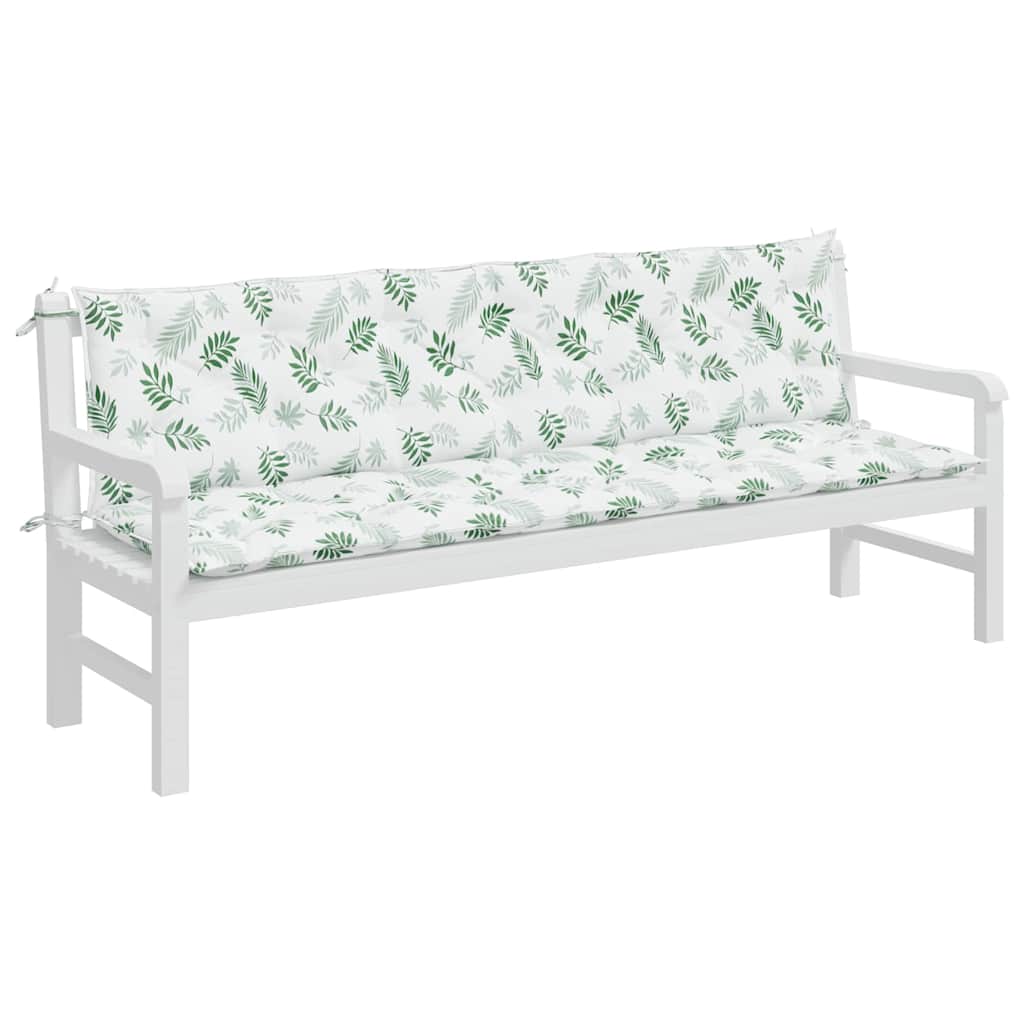 Gartenbank-Auflage Anthrazit 100x(50+50)x7 cm Oxford-Gewebe