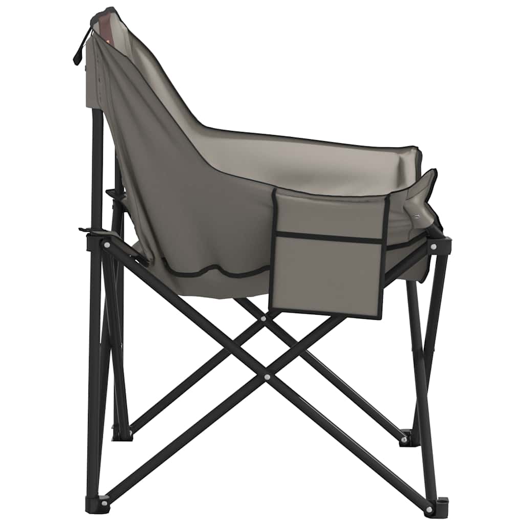 Campingstühle 2 Stk. mit Tasche Klappbar Schwarz