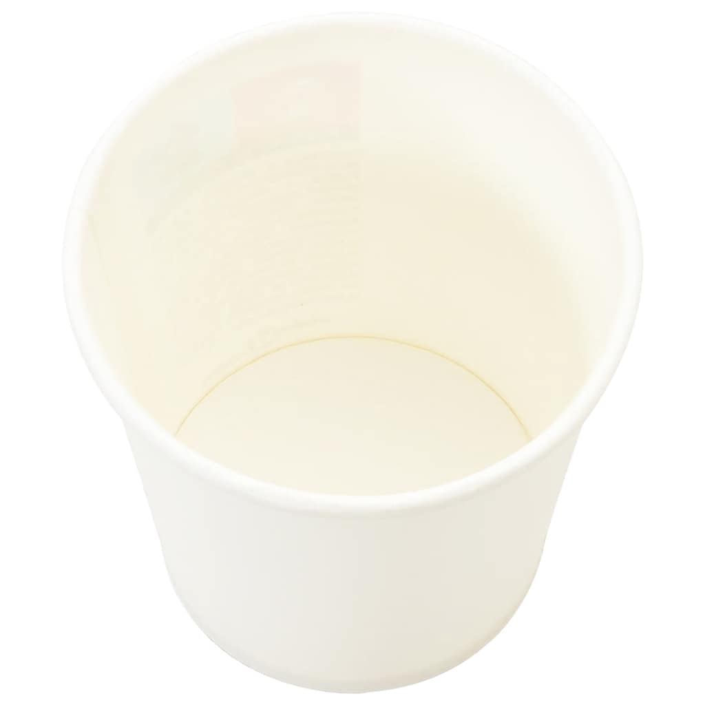 Pappbecher 1000 Stk. 12oz 300ml Weiß