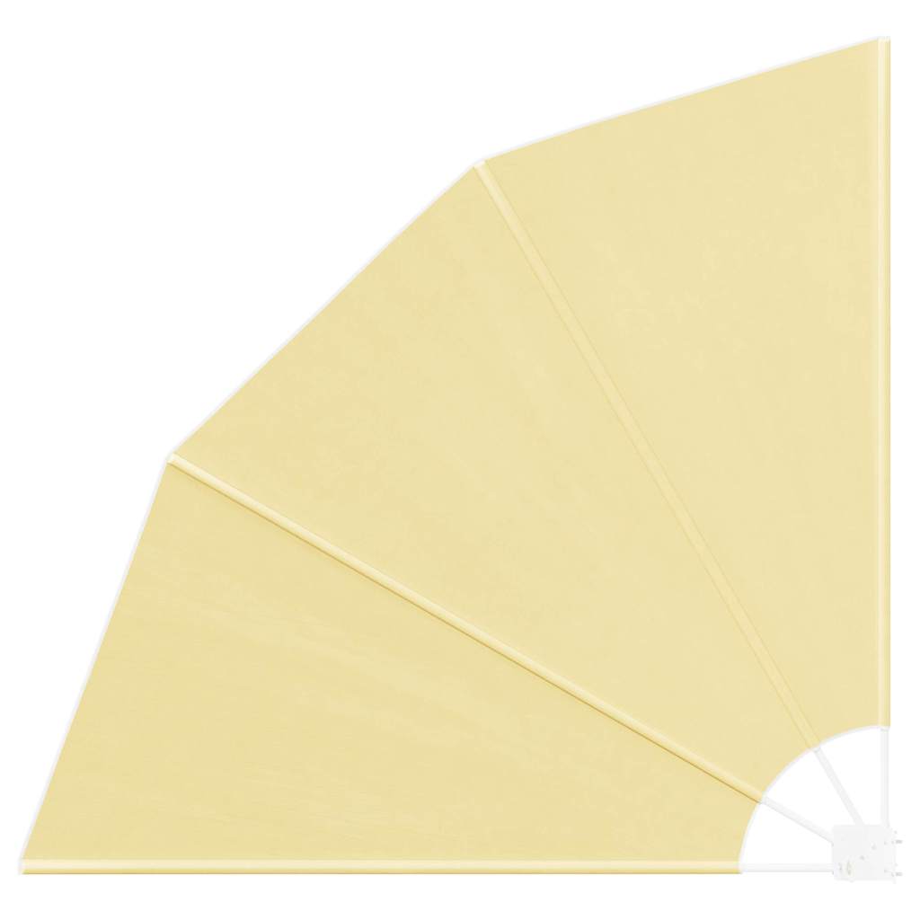 Faltbarer Balkonfächer Grau 210×210 cm