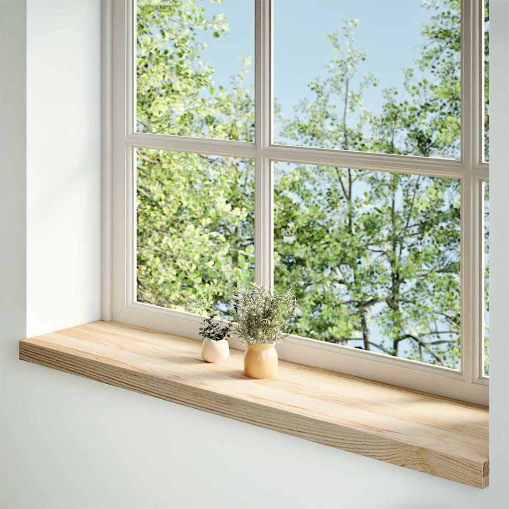 Fensterbänke 2 Stk. Unbehandelt 160x25x2 cm Massivholz Eiche