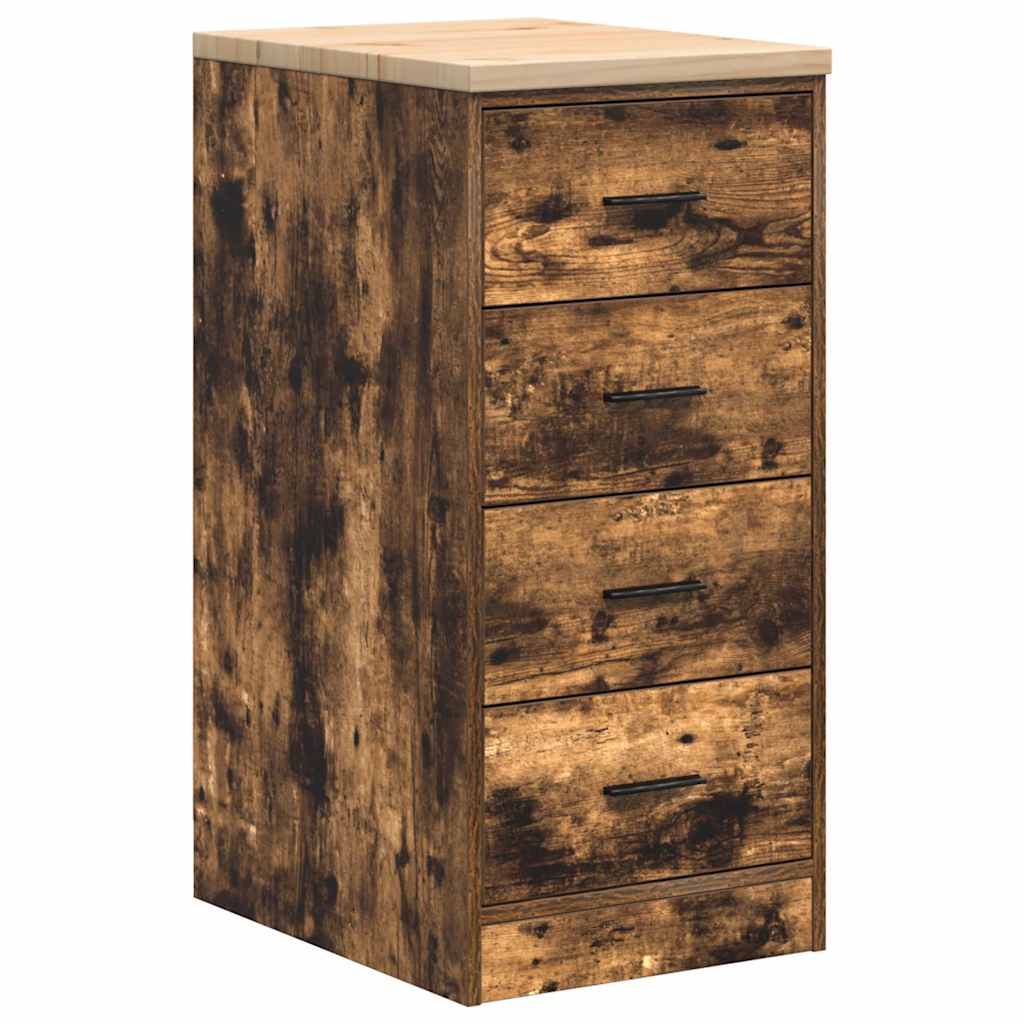 Garagenschränke 2 Stk. Schwarz Holzwerkstoff