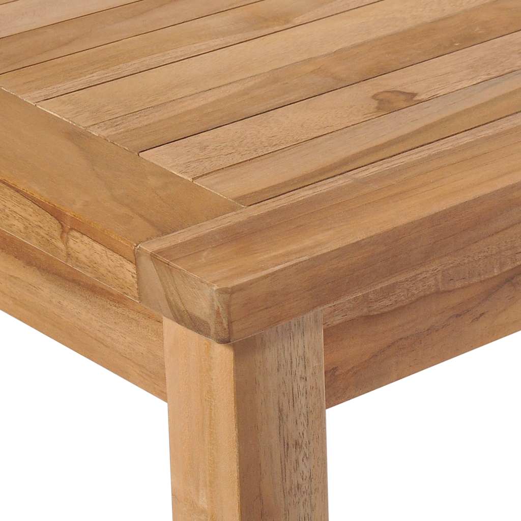 Garten-Esstisch 140x80x77 cm Massivholz Teak