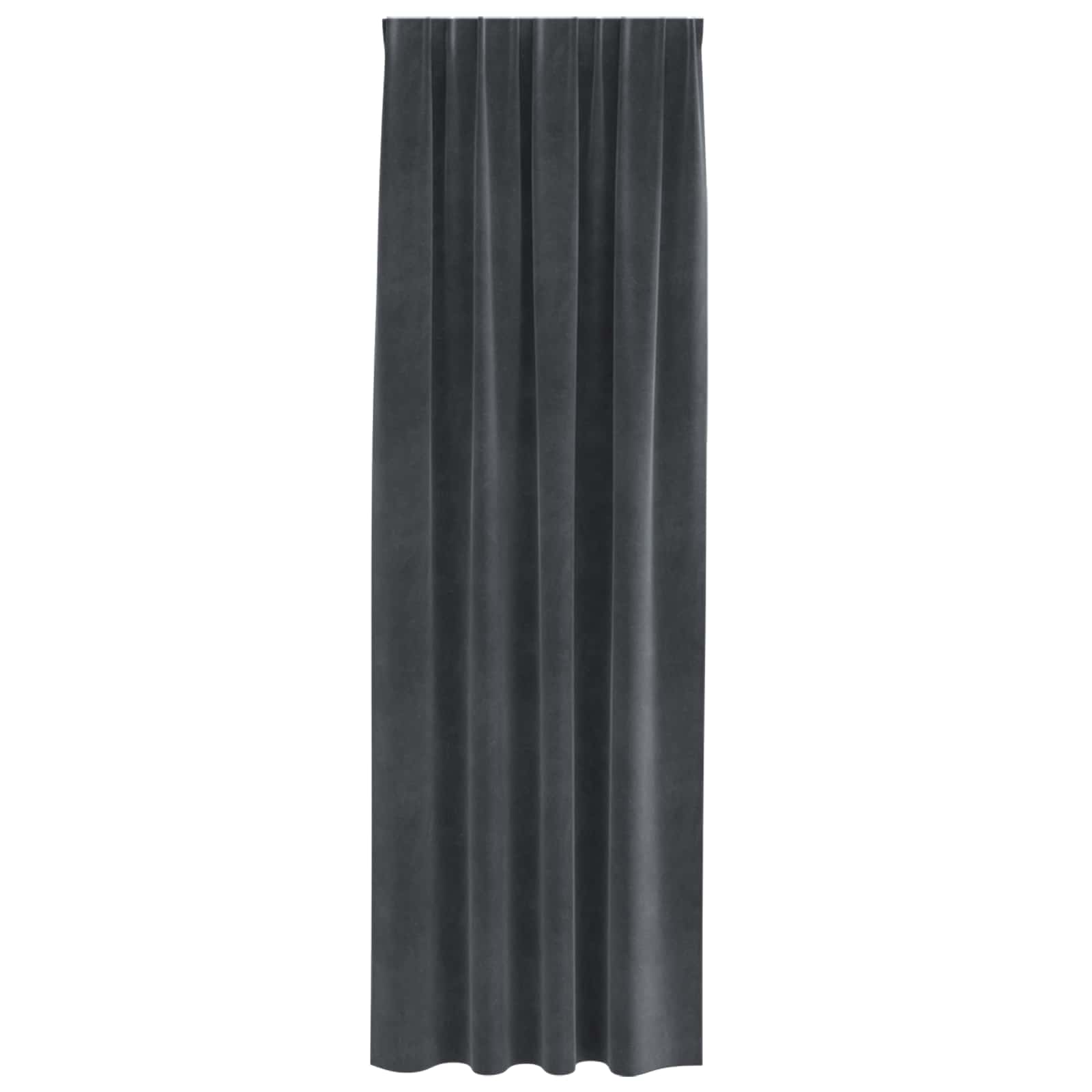 Verdunkelungsvorhänge 2 pcs Schwarz 140 x 140 cm Samt
