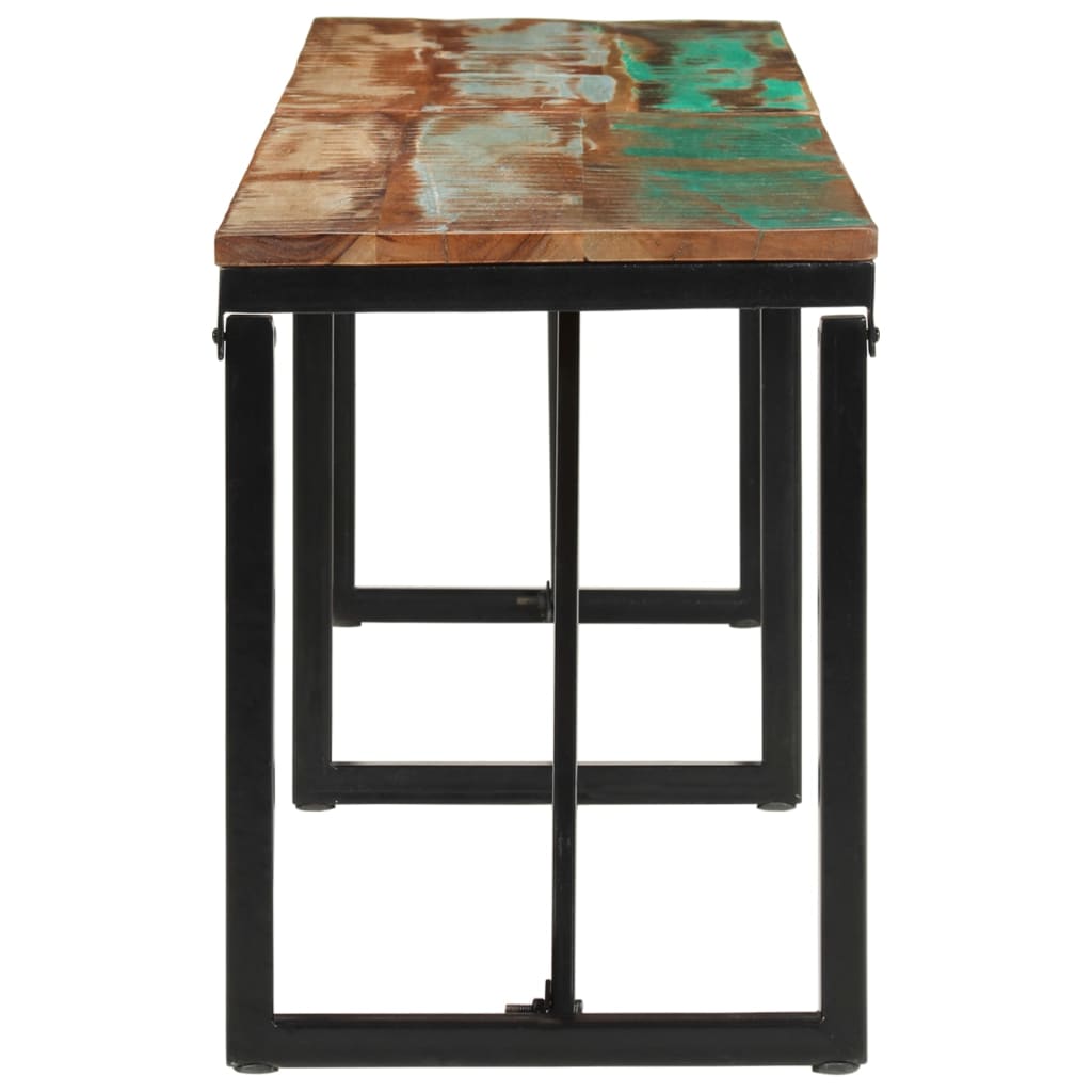 Sitzbank Massivholz 110x35x45 cm
