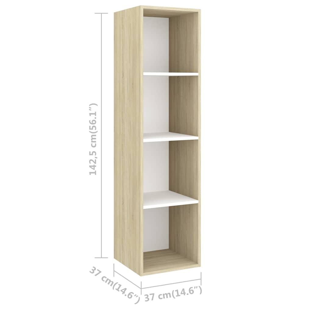2-tlg. TV-Schrank-Set Weiß Holzwerkstoff