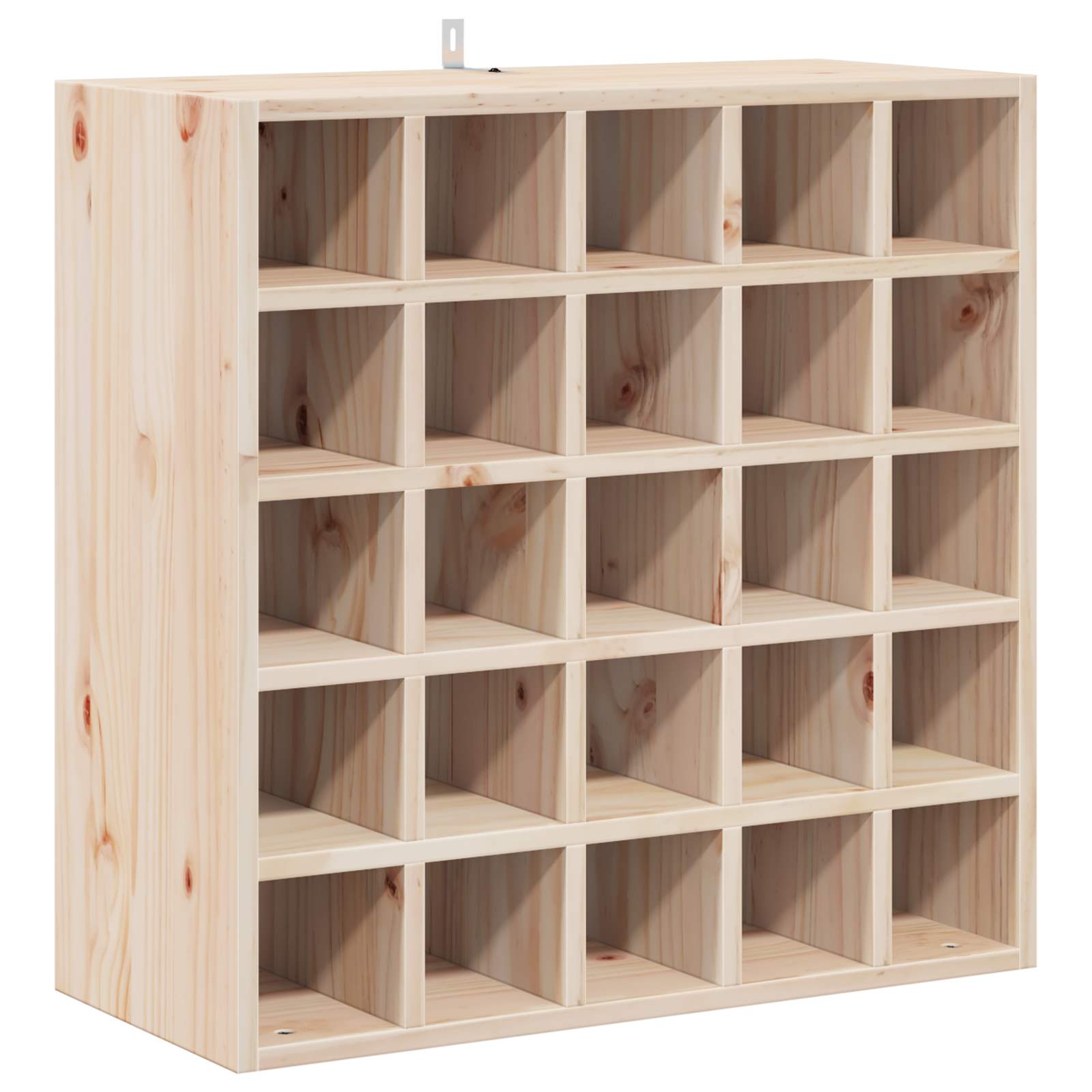 Weinschrank 56 x 25 x 56 cm Massivholz Kiefer