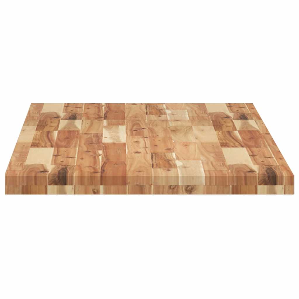 Schreibtischplatte Unbehandelt 60x50x2 cm Massivholz Akazie