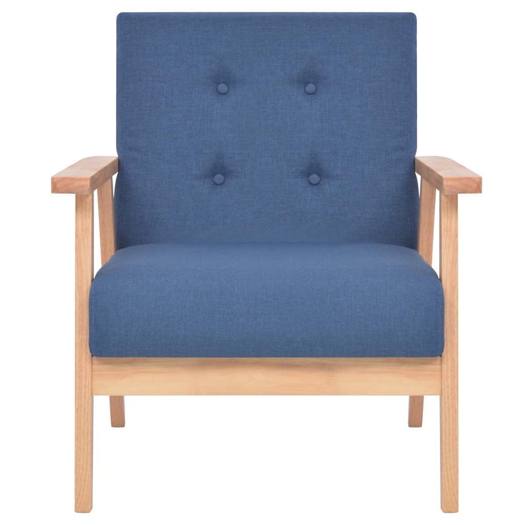 2-Sitzer-Sofa Stoff Hellgrau