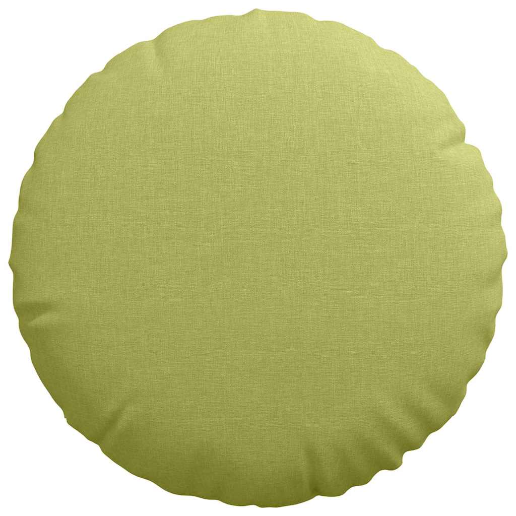 Sitzkissen 2 pcs Hellgrau Ø30 x 13 cm Stoff