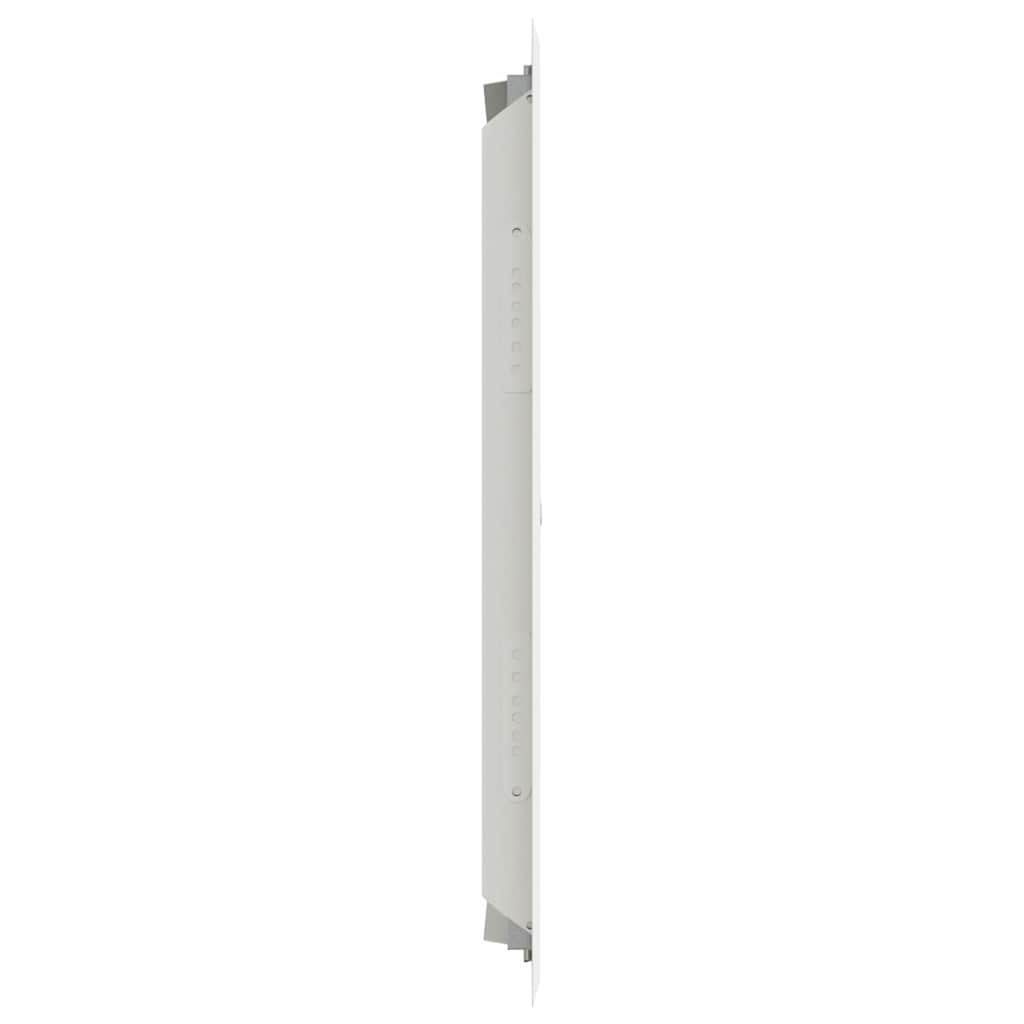 Zugangsklappe 2 pcs Weiß 23 x 23 x 3 cm Stahl