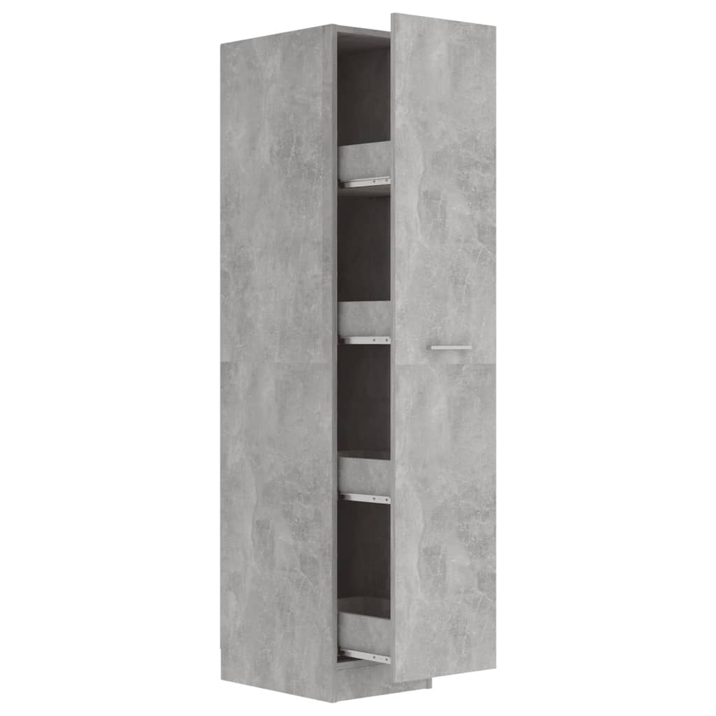 Apothekerschrank Weiß 30x42,5x150 cm Holzwerkstoff