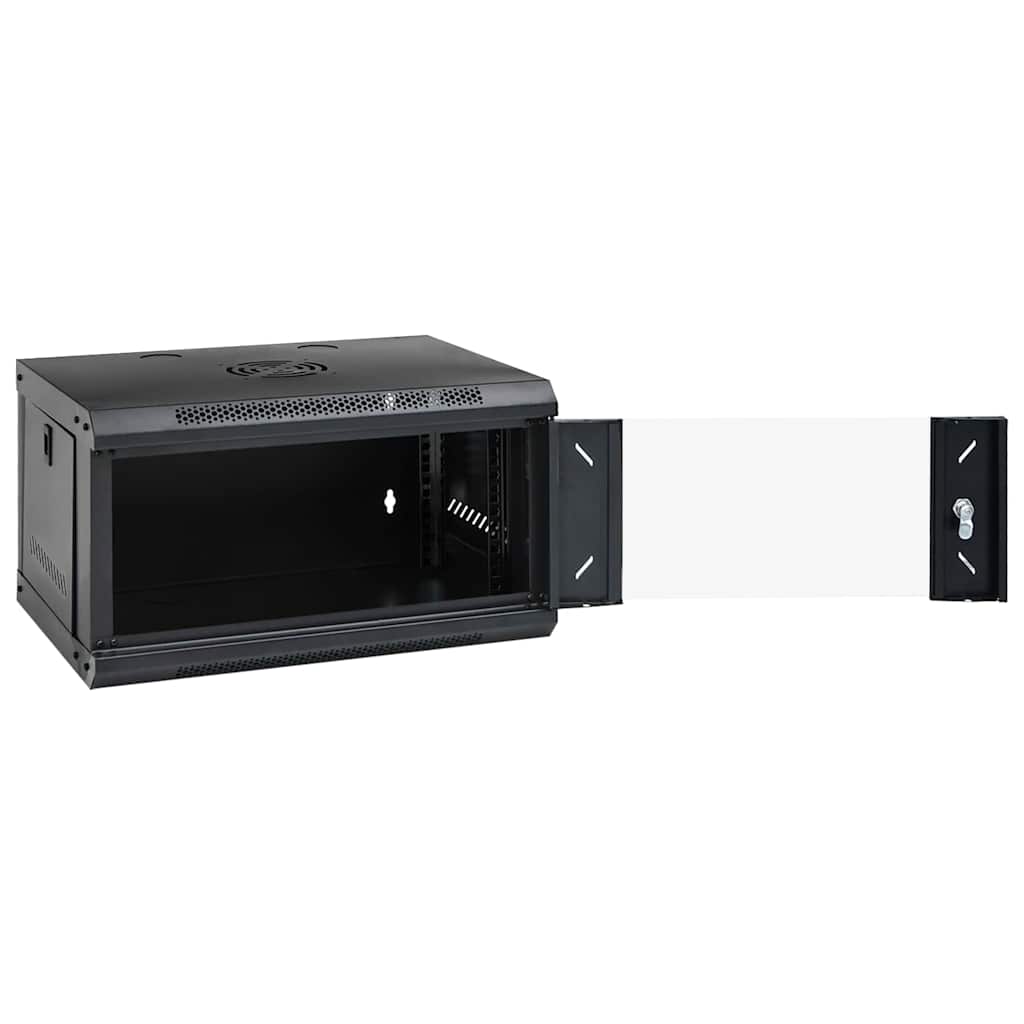 Netzwerkschrank mit Speicher Grau 60 x 45 x 28 cm Stahl