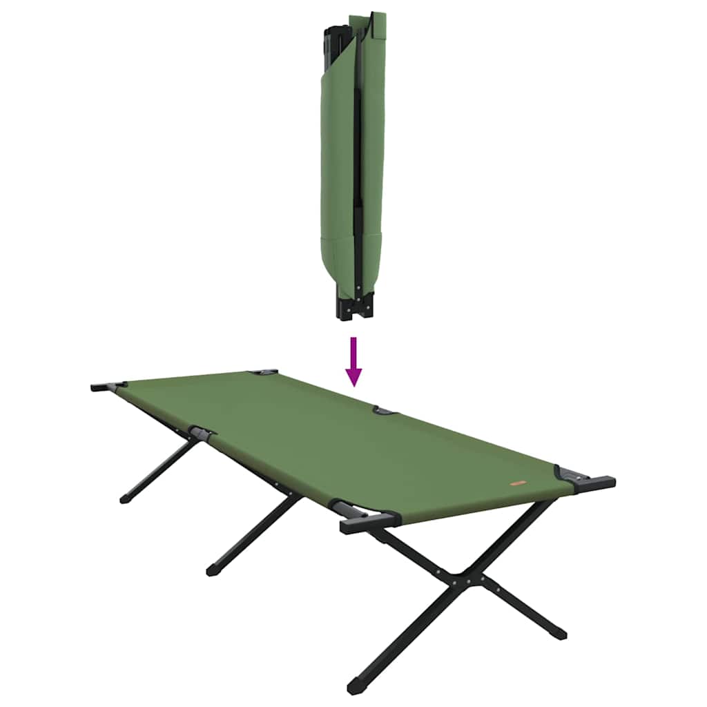 Klapp Schlafbett fürs Camping Blau 193 x 69 x 45 cm