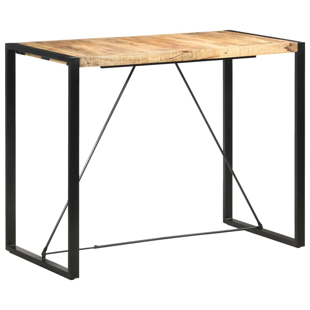 Bartisch 110 x 60 x 110 cm Massivholz Mango