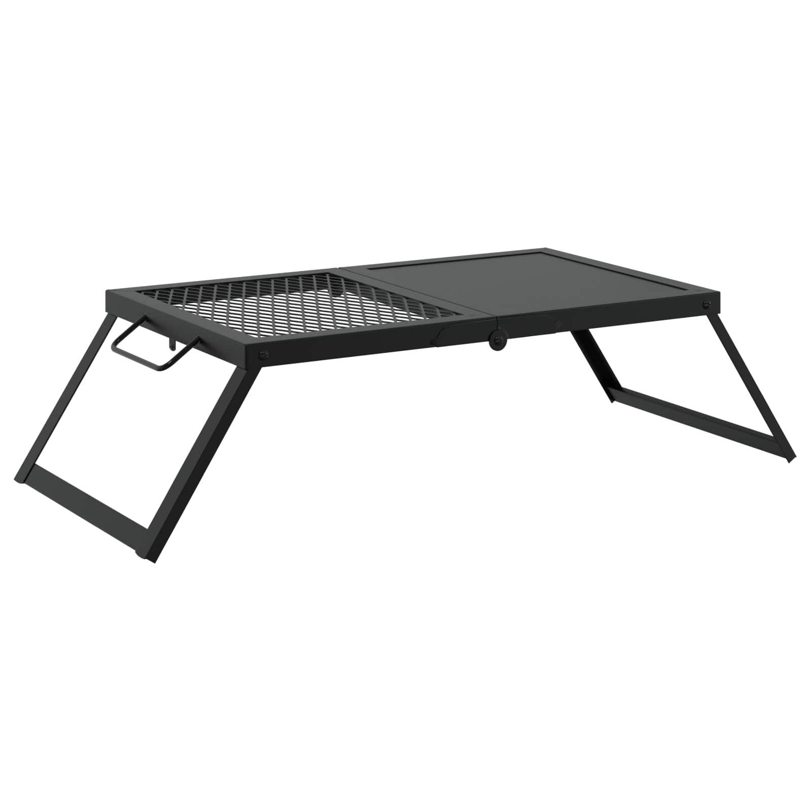 Faltbarer Campinggrill Schwarz 58 x 31 x 2 cm Legierter Stahl
