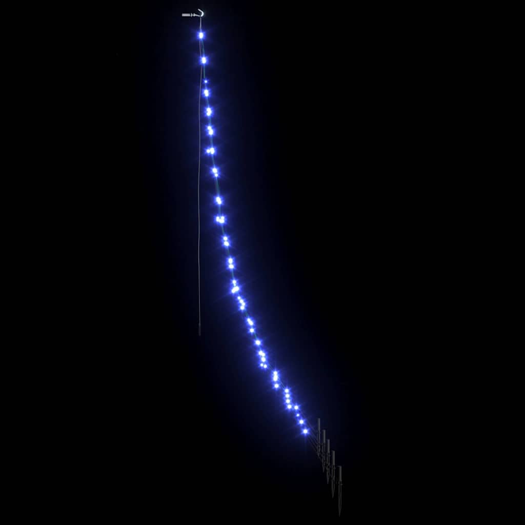 LED Weihnachtsbaum mit Erdspießen Warmes Weiß 182 cm Metall