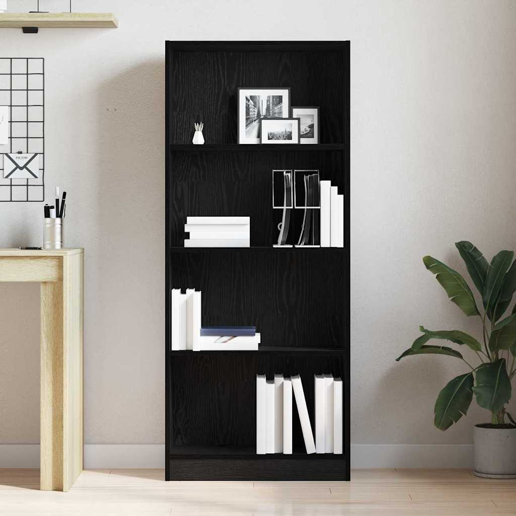 Bücherregal Weiß 40x24x75 cm Holzwerkstoff
