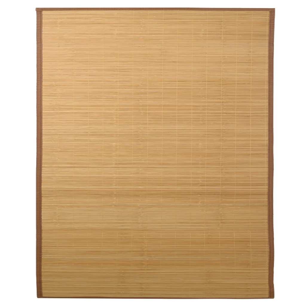 Teppich Bambus 100 x 160 cm Natur
