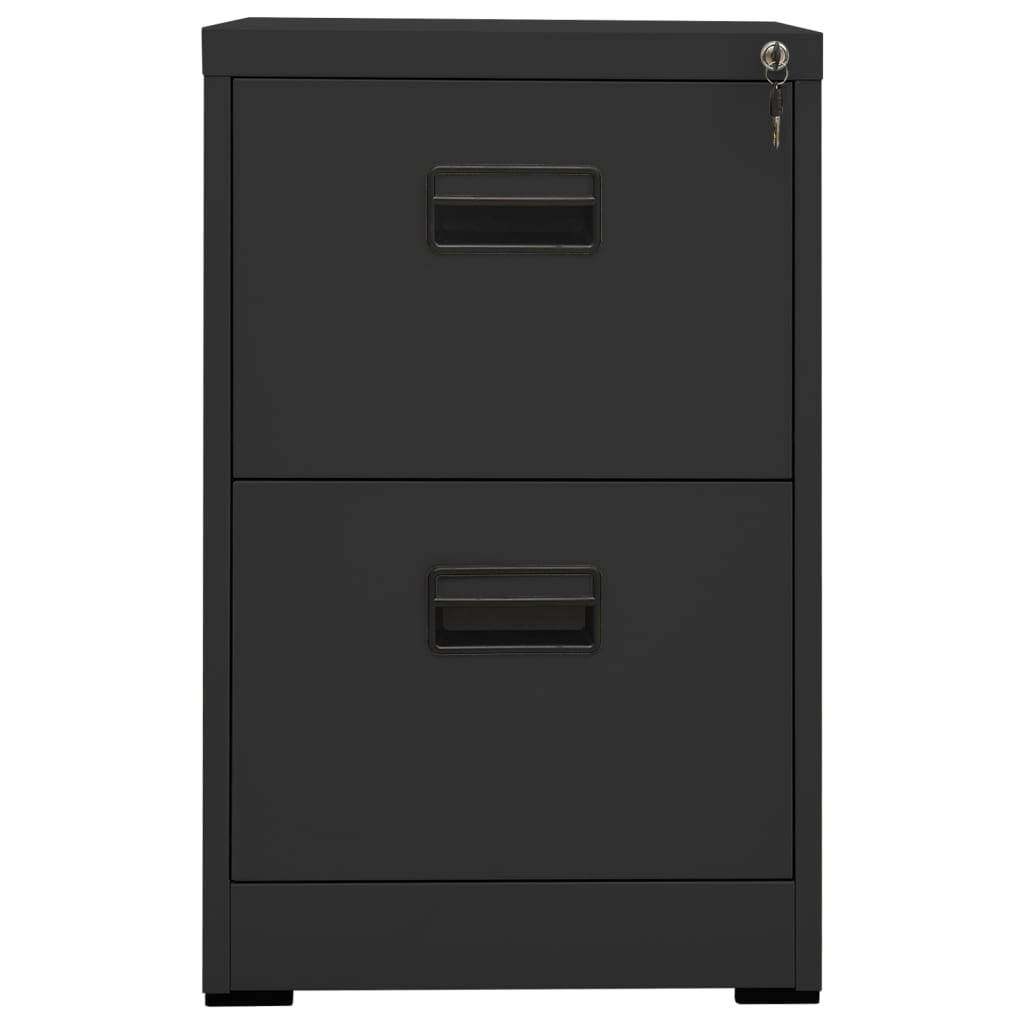 Aktenschrank Weiß 46x62x72,5 cm Stahl