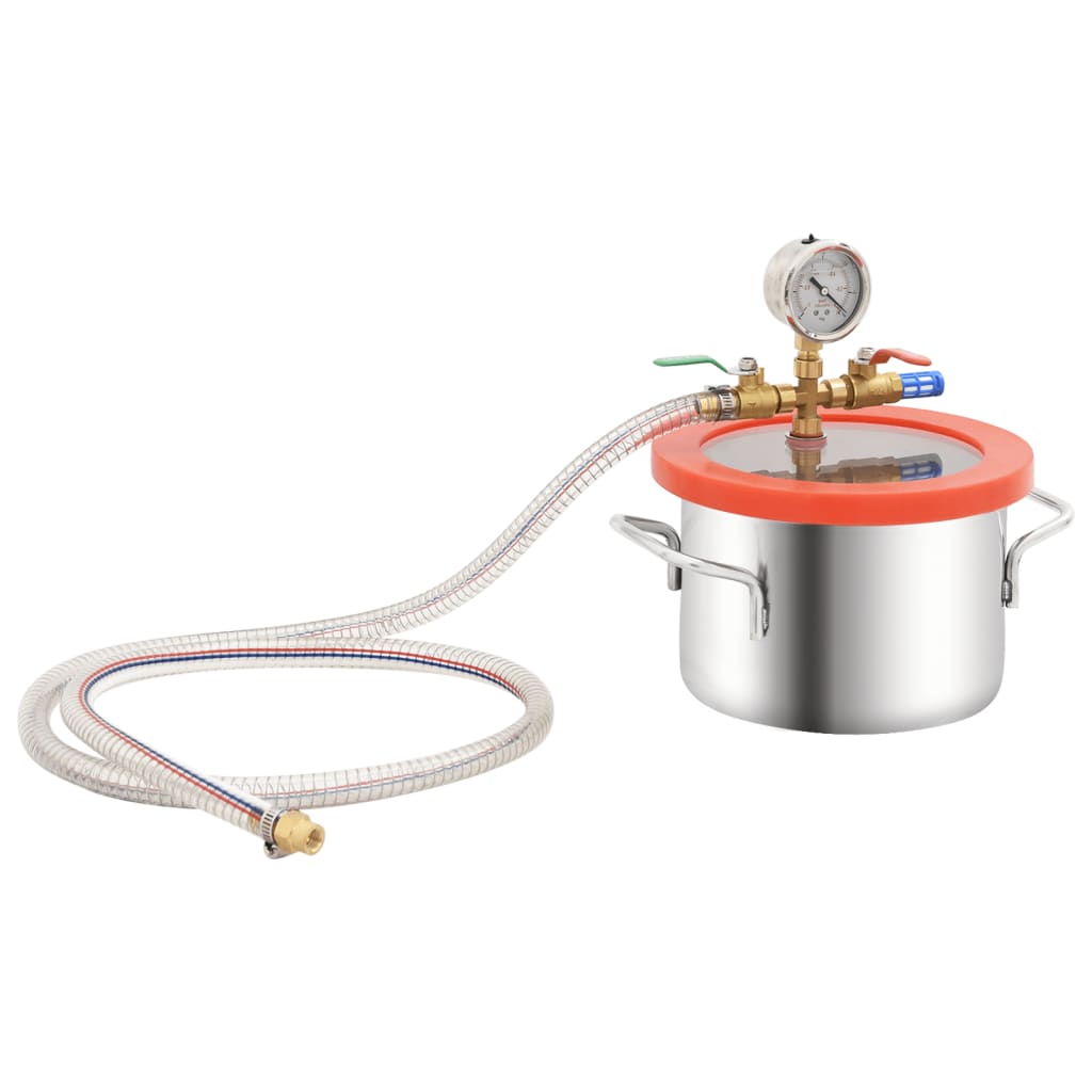 Vakuumkammer mit 2-stufiger Pumpe 7,4 L