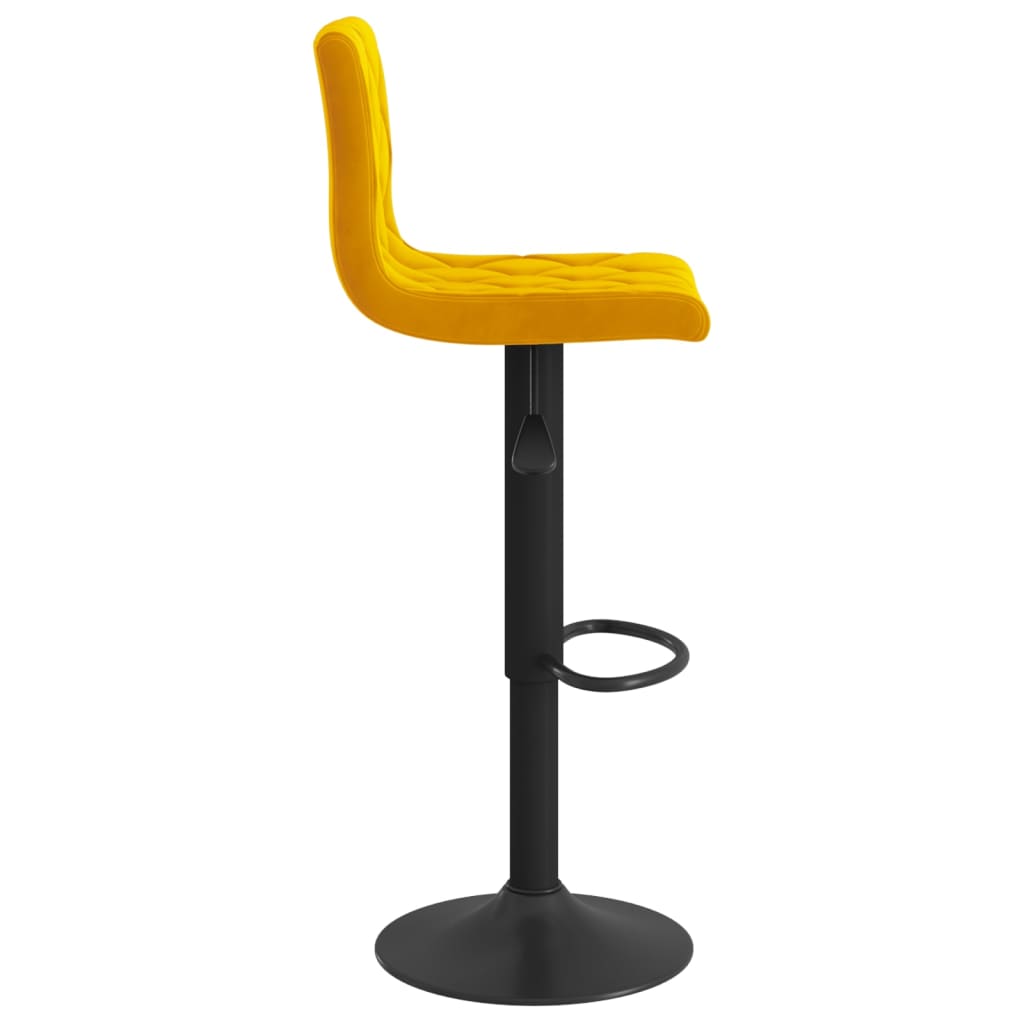 Barhocker 2 Stk. Creme Samt