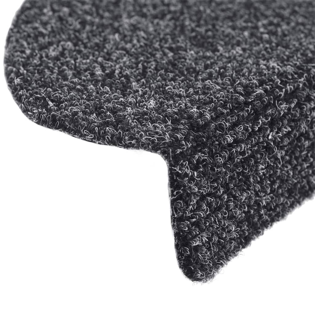 Stufenmatten Selbstklebend 15 Stk. 56x17x3 cm Hellbraun Halbrund