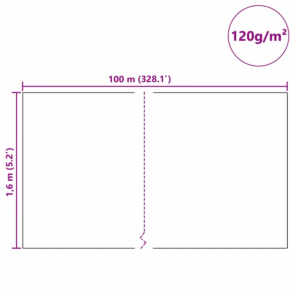 Wintervlies 2 Rollen 70 g/m² 10x1,6 m