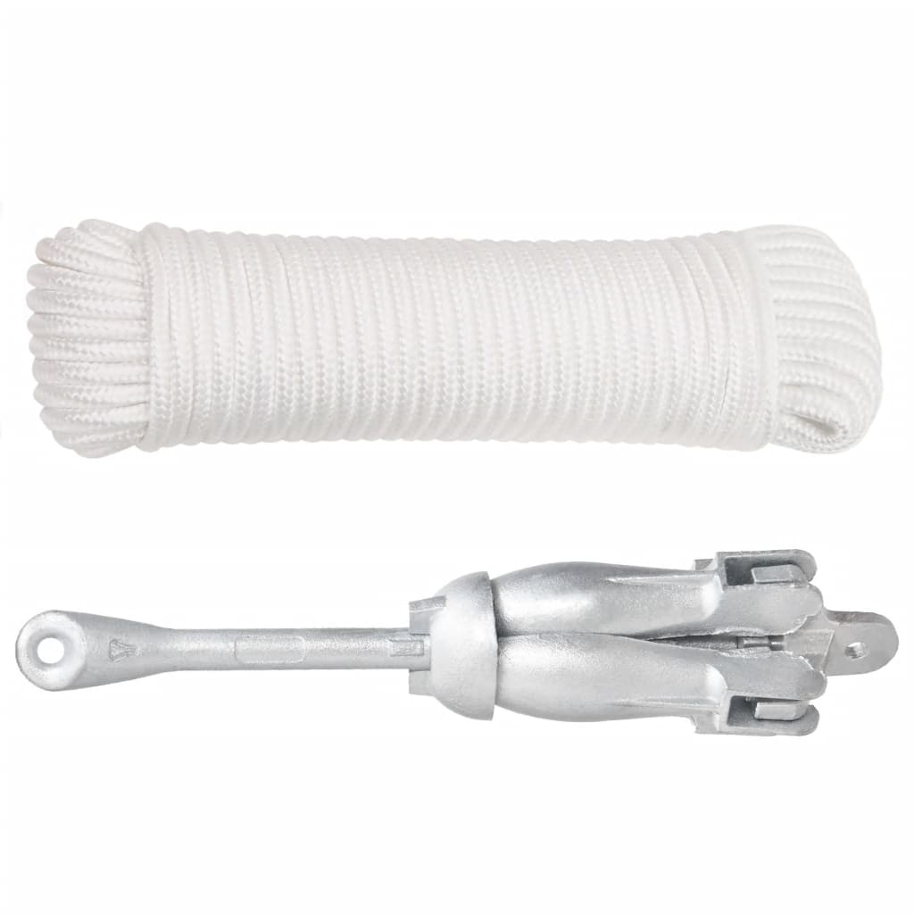 Klappanker Silber 0,7 kg Feuerverzinktes Gusseisen