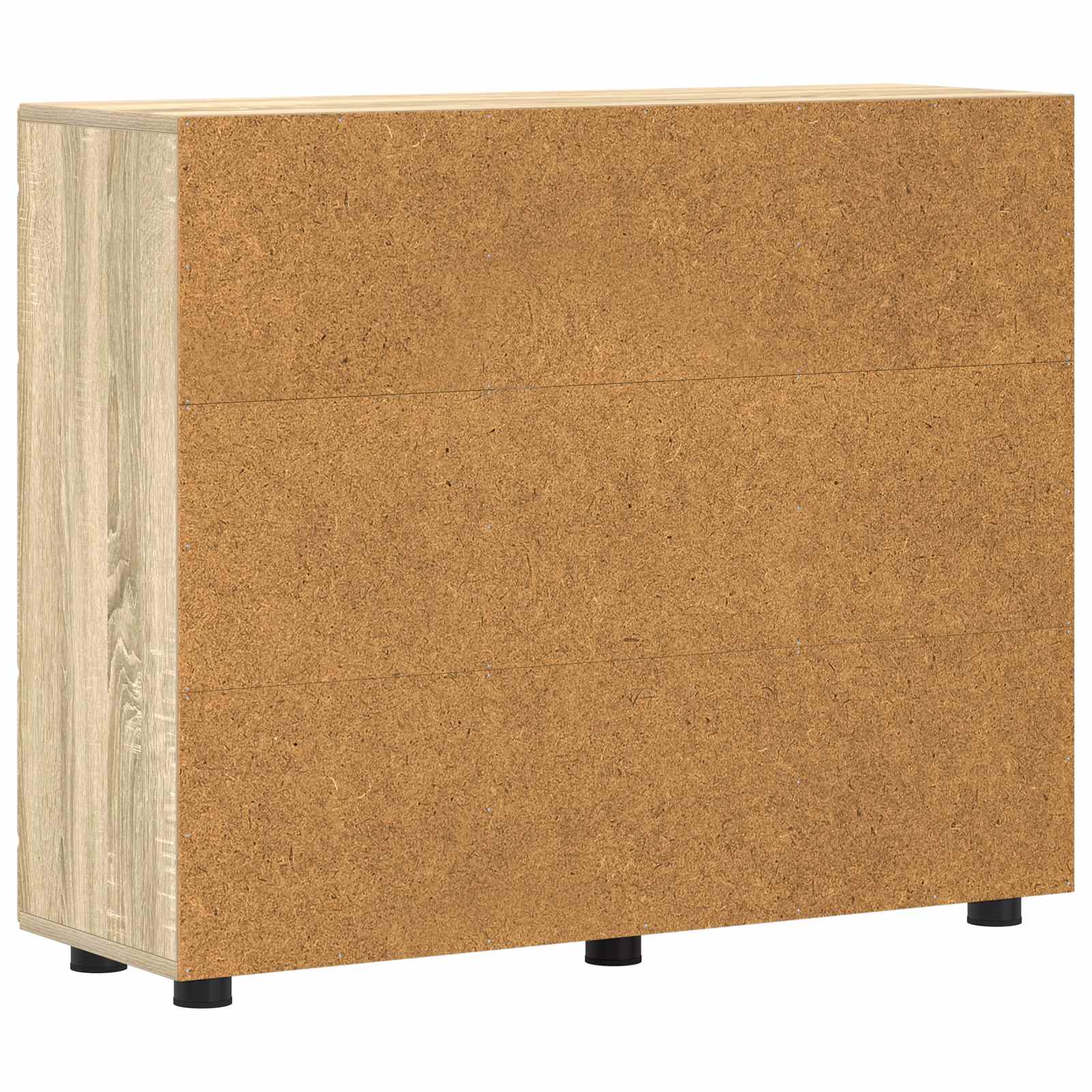 Highboard mit Regal FLORIN Weiß 60 x 35 x 182 cm Holzwerkstoff